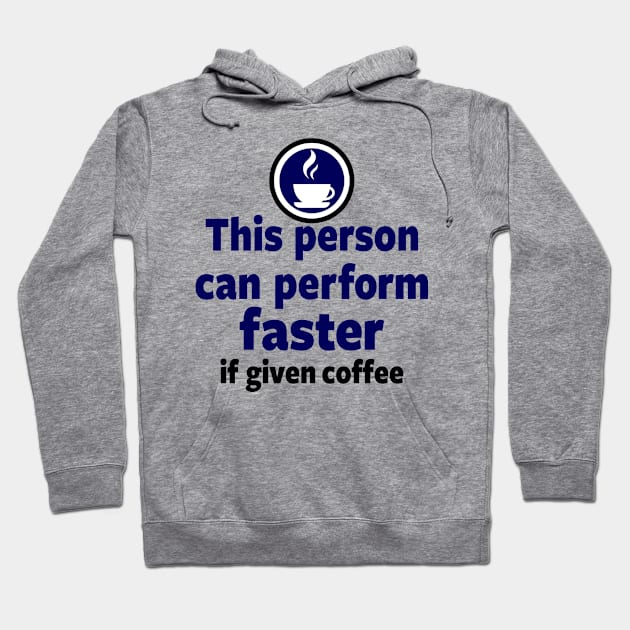 Funny Coffee Lovers Techie Computer Slogan Gift For Caffeine Addicts Hoodie by BoggsNicolas